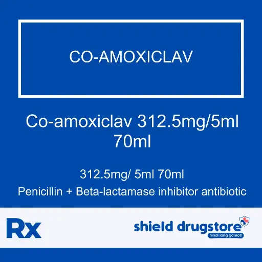 [GEN000340] GN-COAMOXICLAV  312.5mg/5ml 70ml