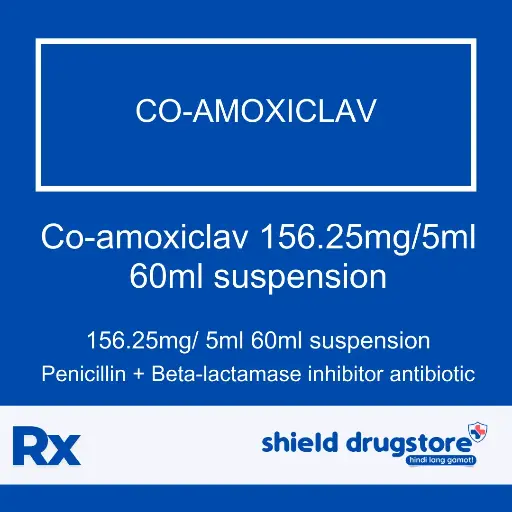 [GEN000330] GN-COAMOXICLAV 156.25MG/5ML 60ML SUSP