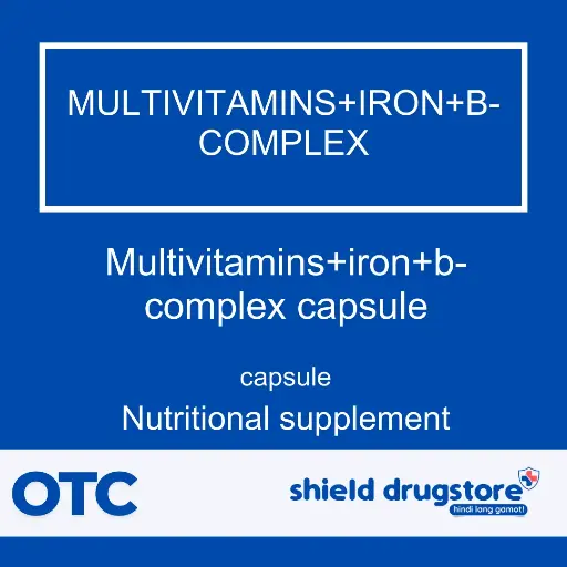 [GEN000335] GN-MULTIVITAMINS+IRON+B COMPLEX CAP