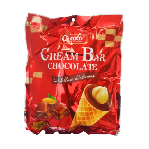 [GR-T11168-FOOD-CAT00198] Coco Cream Bar Chocolate 300g 