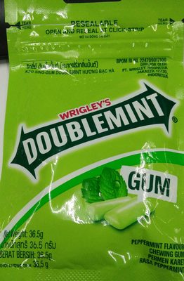 [GR-T11208-FOOD-CAT00219] Wrigley's Doublemint gum 36.5g
